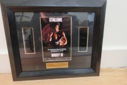 Rocky IV Limited Edition Double Film Cell- 15 Of 1000 - Framed And Glazed