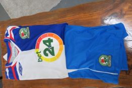 Retro 2007 Blackburn Rovers FC Football Kit - Large