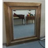 Large Mirror With Gold Coloured Wooden Frame - 90cm x 80cm
