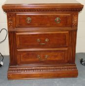Exquisite Shell Inlaid Chest Of Drawers - Quality Period Furniture