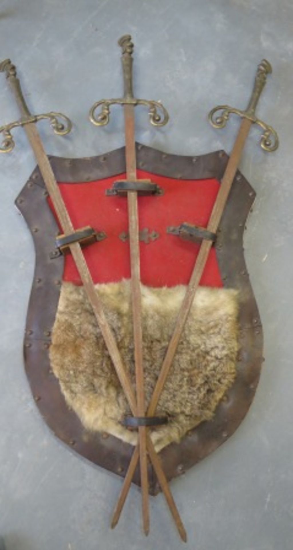 Retro Shield And Swords