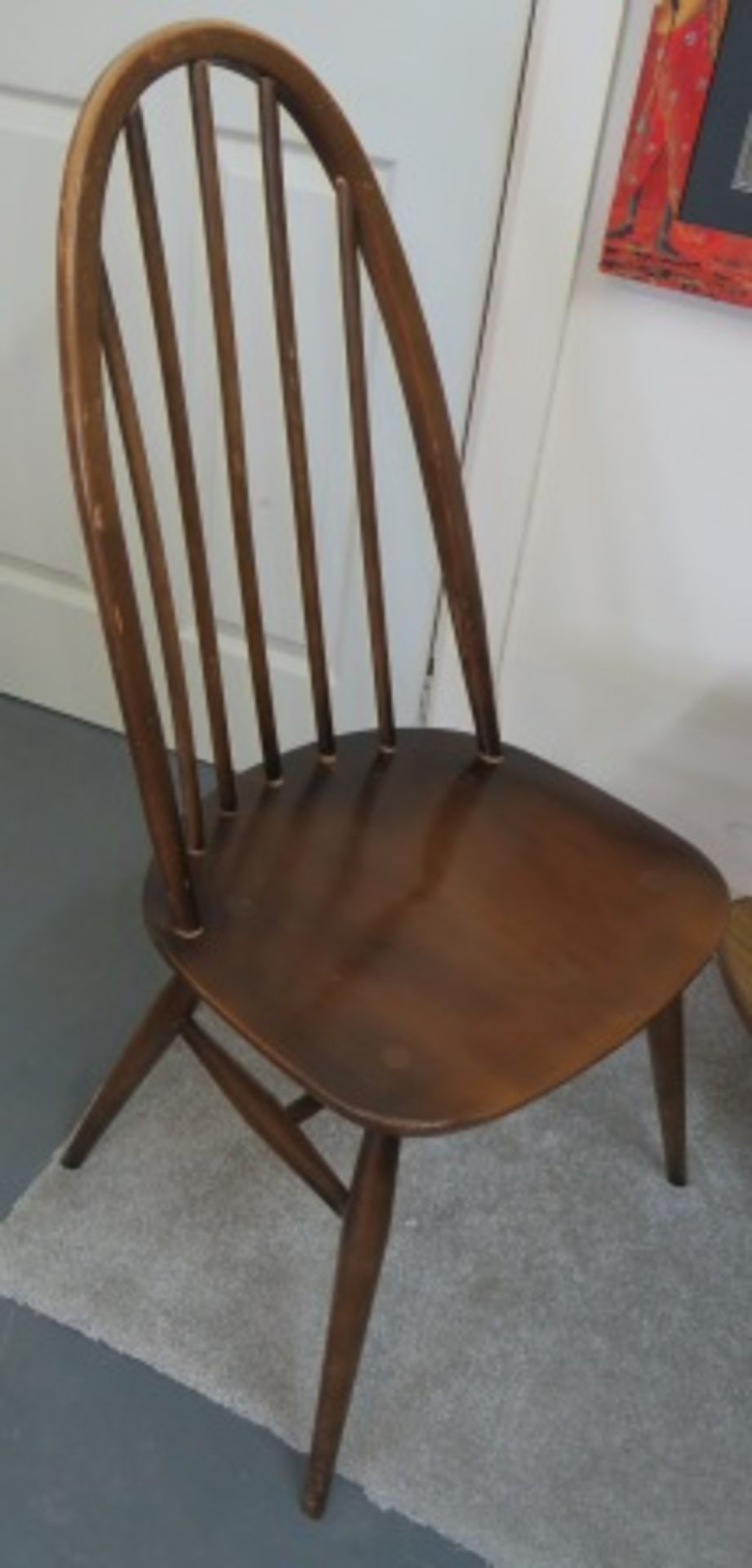 1950's Ercol Windsor Quaker Hooped Spindle Chair - Image 2 of 2