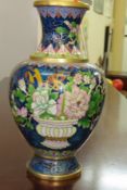 Chinese Enameled Cloisonne Vase