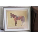 Red Rum Limited Edition Print Signed By Trainer "Ginger" McCain