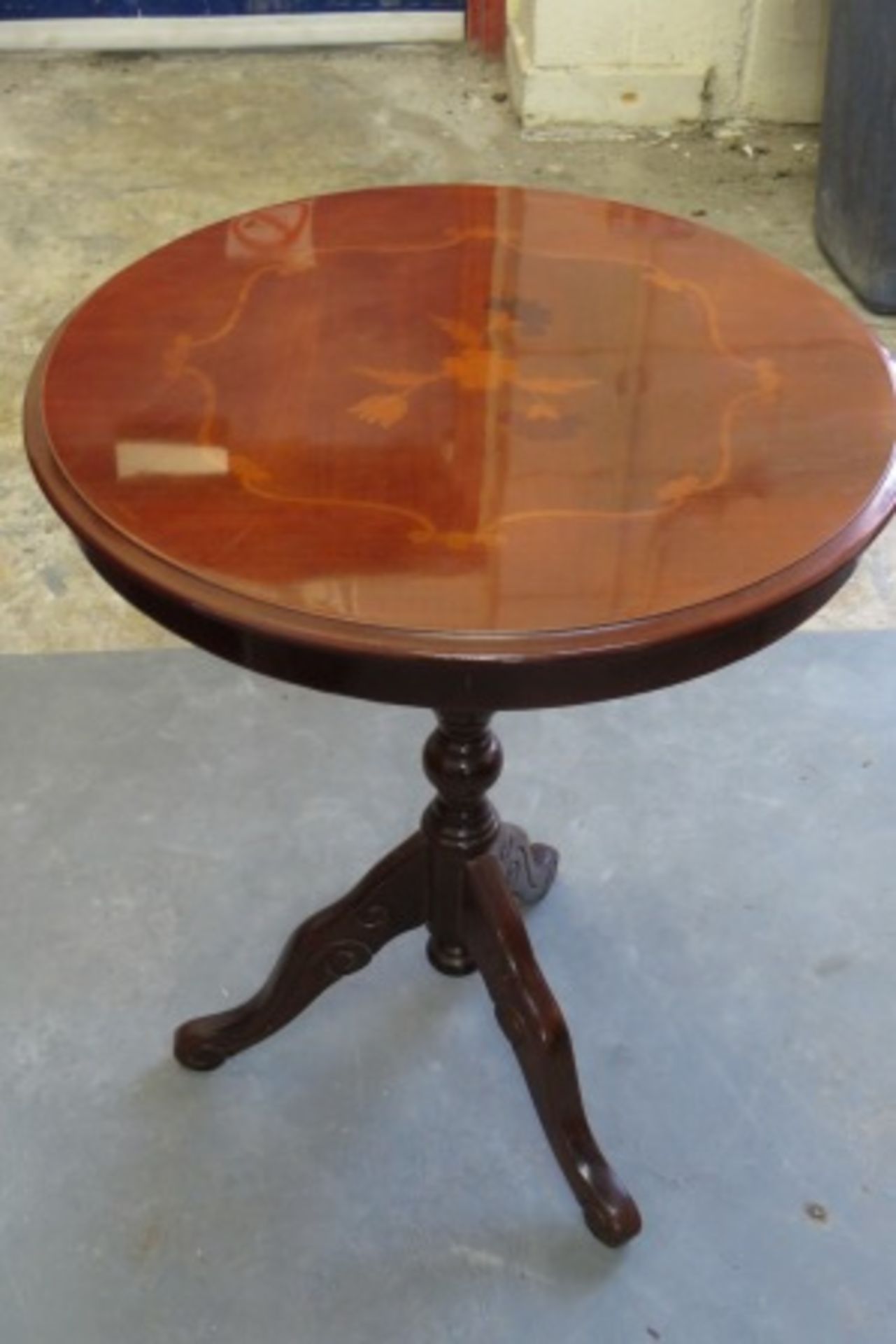 Italian Inlaid Side Table - Excellent Condition