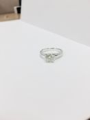 1.50ct diamond solitaire ring .platinum mount 5.5gms ,1.50ct si2 I colour diamond (clarity