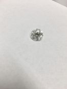 4.38ct Brilliant cut diamond.G colour I1 clarity,clarity enhanced .WGI certification 119624108072