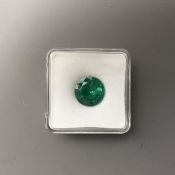 9.09ct round Emerald,13.17x13.24x8.67mm,certification DSEF 024665 appriasal 19500