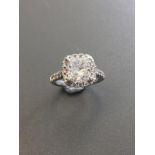 2.11ct Cushion cut diamond,E colour si1 clarity,GIA certification 6202298846 very good cut and