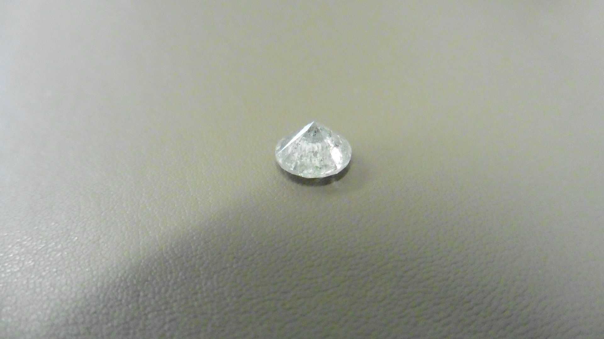 1.72ct Brilliant Cut Diamond, Enhanced stone. H/I colour, P1-2 clarity. 7.42 x 4.78mm. Valued at £ - Bild 3 aus 5