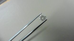 1.01ct Brilliant Cut Diamond, Enhanced stone.I colour, I2 clarity. 6.34 x 3.93mm. Valued at £1490