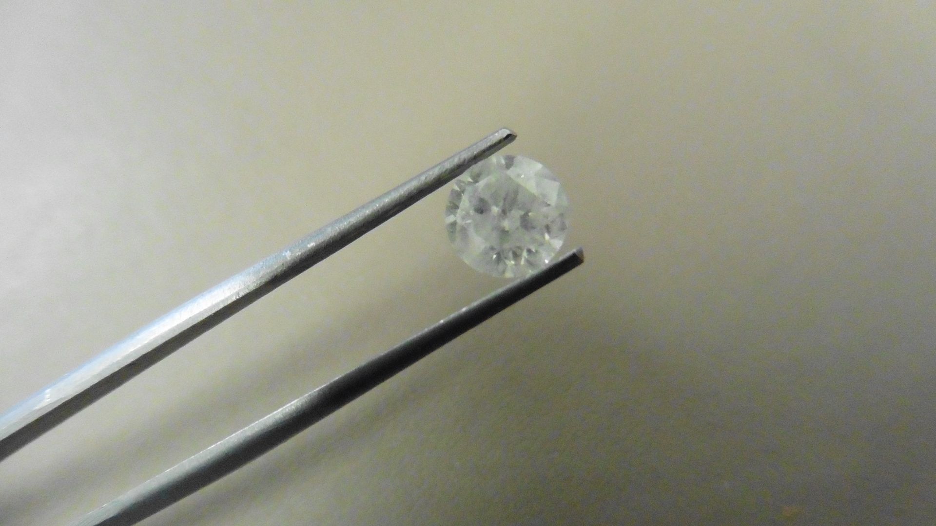 1.17ct Brilliant Cut Diamond, Enhanced stone. H colour, I2 clarity. 6.56 x 4.17mm. Valued at £1750 - Bild 2 aus 5