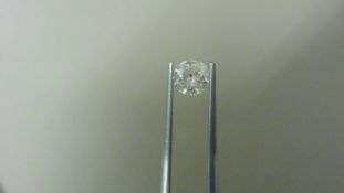 1.02ct Brilliant Cut Diamond, Enhanced stone. I colour, I2 clarity. 6.34 x 3.93mm. Valued at £1490