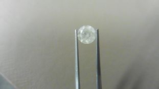 1.01ct Brilliant Cut Diamond, Enhanced stone.H colour, I2 clarity. 6.15 x 4mm. Valued at £1490