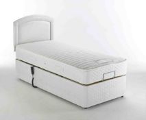 Brand New 30 Single Alpina Adjustable Electric Bed With Pocket Sprung Mattress