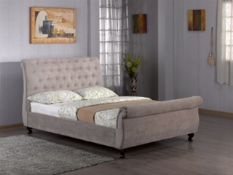 Brand new boxed double Pilton bedstead in Taupe