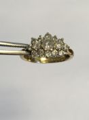 18K Gold And Diamond Ring