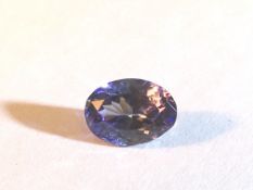 1.69Ct Natural Tanzanite With Igi Certificate