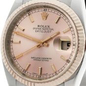 Rolex Datejust 36mm Stainless Steel & 18k Rose Gold - 116231