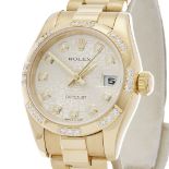 Rolex Datejust 26 Diamond 26mm 18k Yellow Gold - 179368