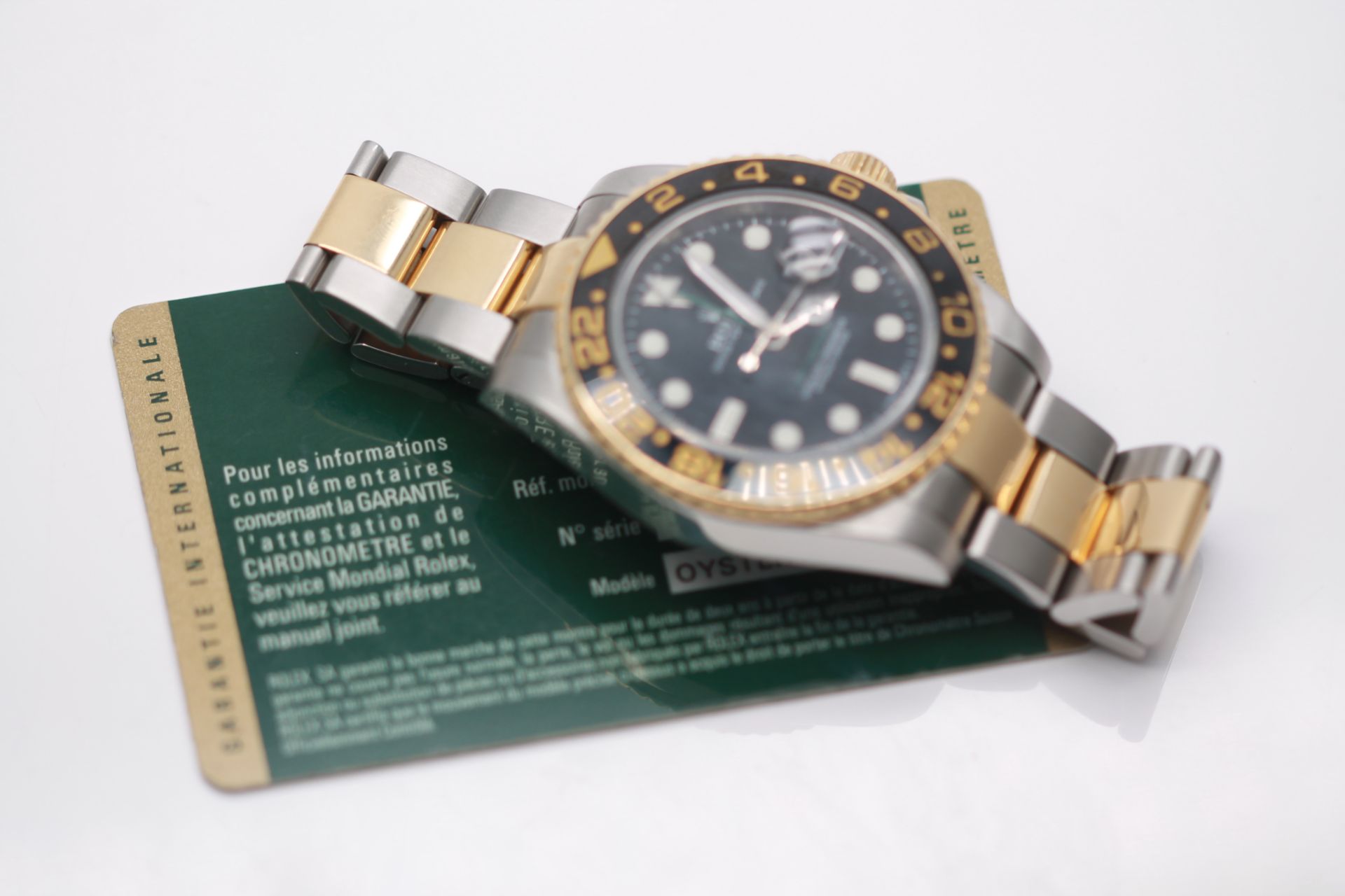 Gents Rolex, GMT Master Ii Bi Metal With Oyster Strap, 2008, Model- 116713Ln, Serial- M****91, - Image 6 of 6