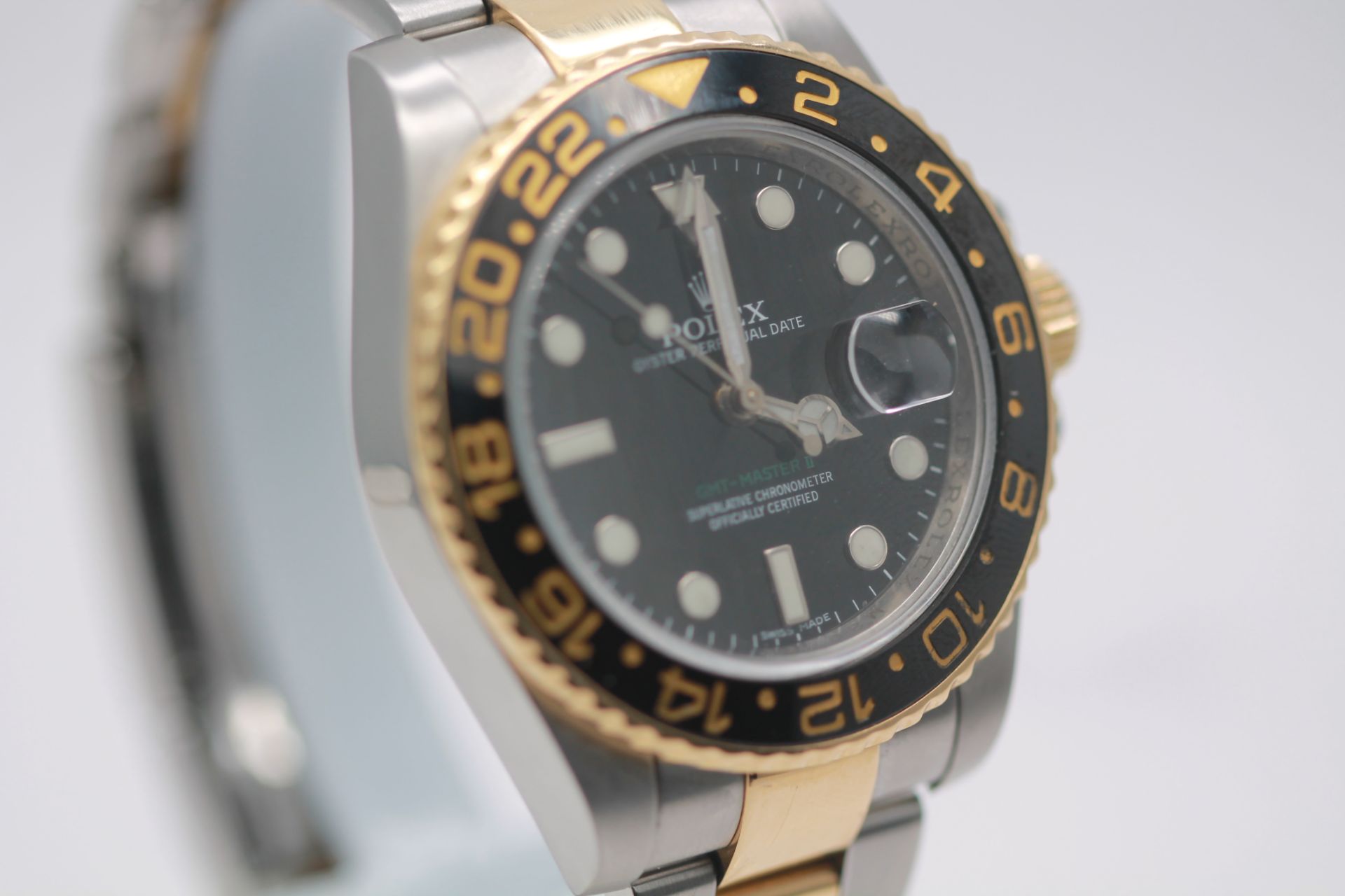 Gents Rolex, GMT Master Ii Bi Metal With Oyster Strap, 2008, Model- 116713Ln, Serial- M****91, - Image 3 of 6