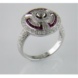 A Fully Restored Art Deco Style Ring