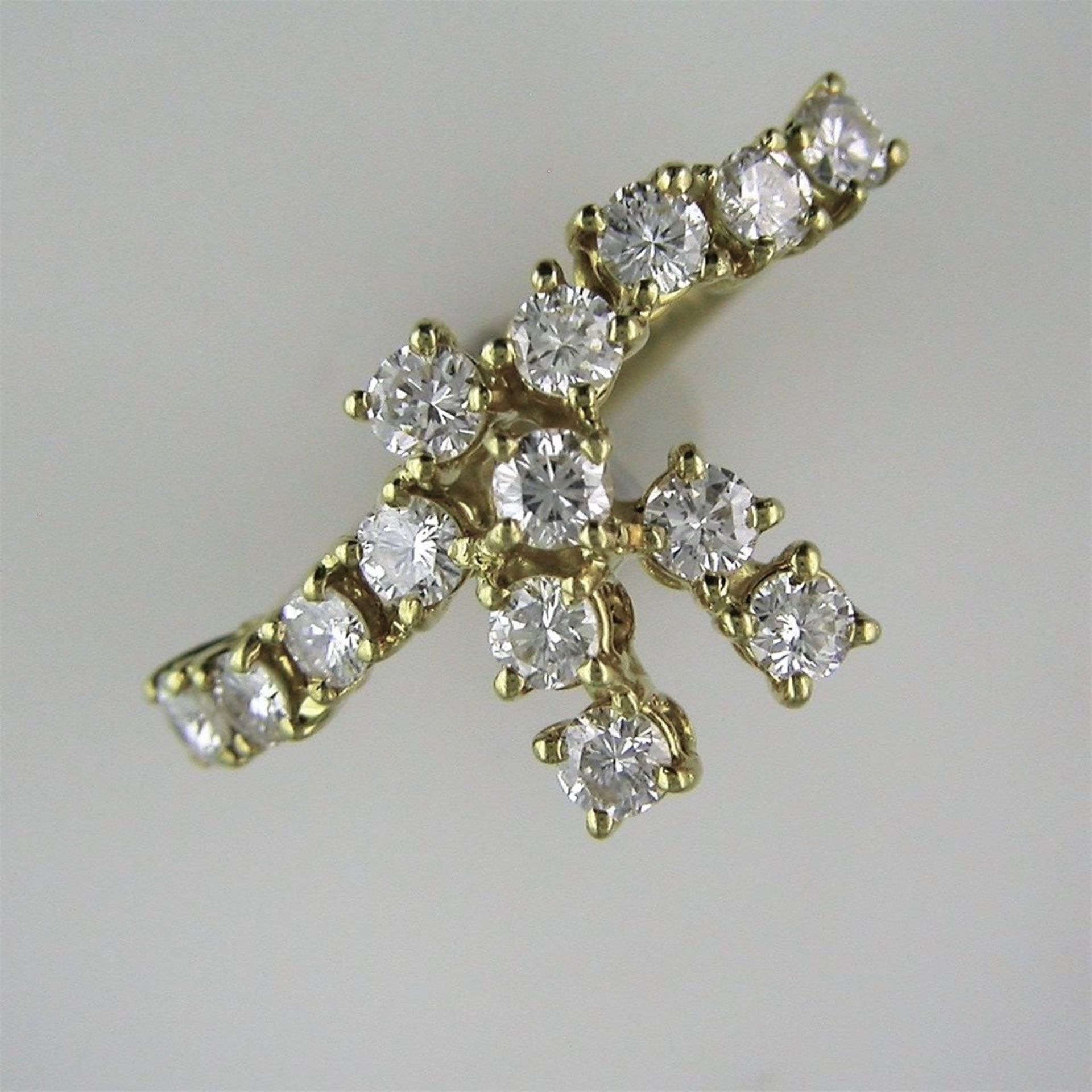 A Pretty Diamond Bow Style Diamond Ring - Bild 2 aus 3