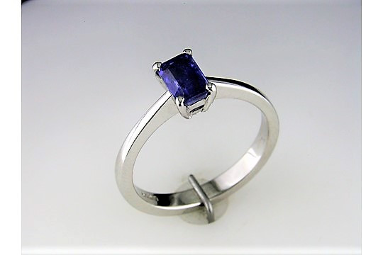 A New Kyanite Solitaire Ring
