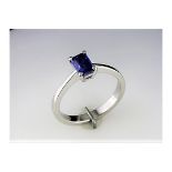 A New Kyanite Solitaire Ring