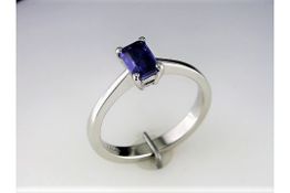 A New Kyanite Solitaire Ring