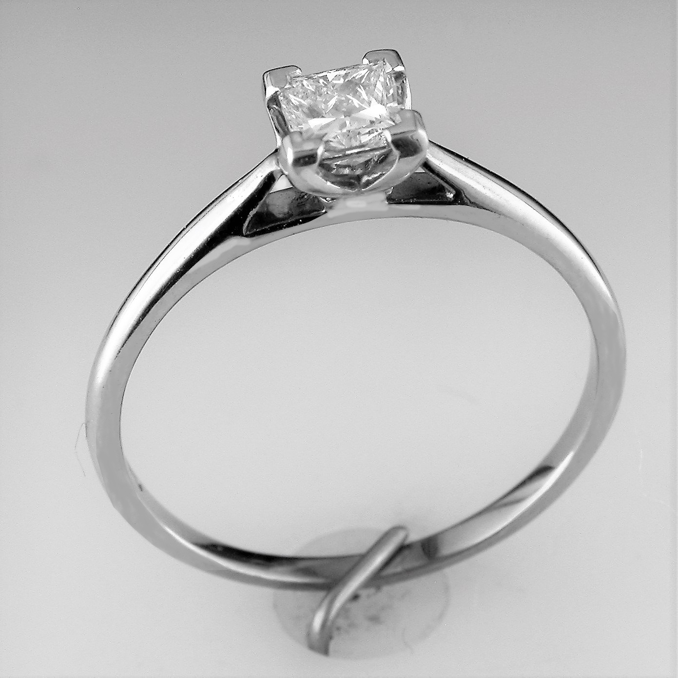 A New 0.51 Carat Princess Cut Diamond Ring