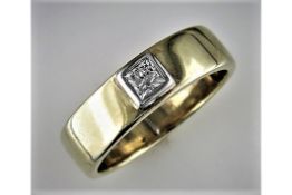 A "Restored" Gentleman`s Diamond Ring