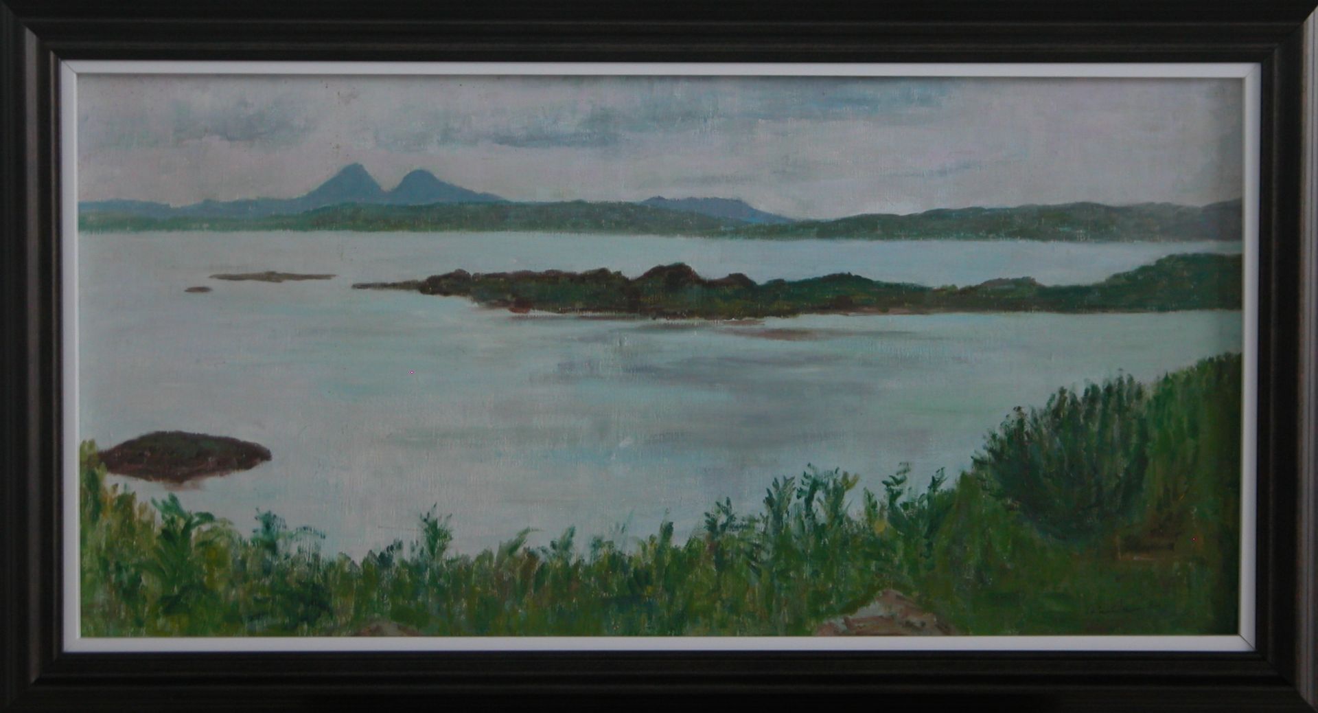 West Coast Scene Original oil signed by Scottish artist Calum Sinclair - Image 3 of 3