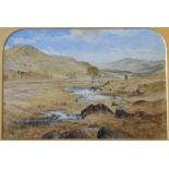 Original signed watercolour Glenshee by Waller Hugh Paton 1828-1895 R.S.A, R.S.W