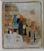 Richard D Hazelwood original signed collage 'Allegretto'