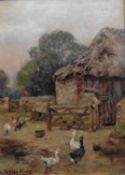 Original oil ""The FarmYard"" by Henry John Yeend King RBA.RI VPR (1855-1924)