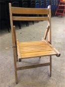 Vintage Wooden Folding Chairs x88