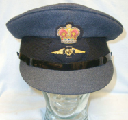 BEST QUALITY, RAF Chaplain's Cap By Gleves & Hawkes Savile Row Wth Post 1953 Cap Badge.