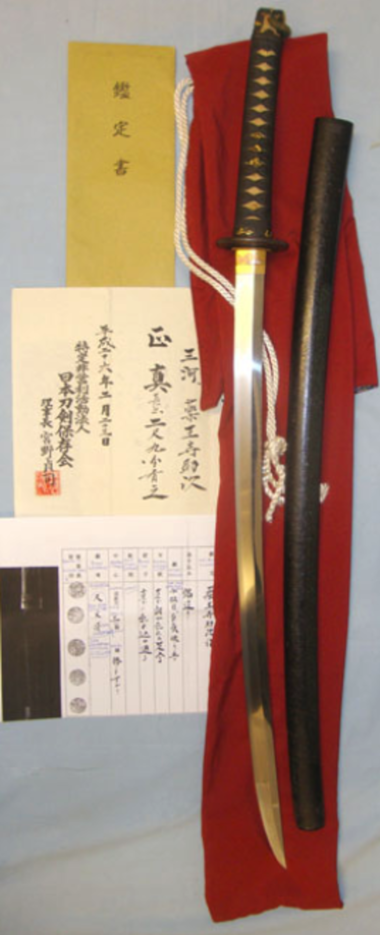 ANCIENT BLADE 1532-1555 Japanese Katana With 3rd Generation Yakuoji Suke Tsugu