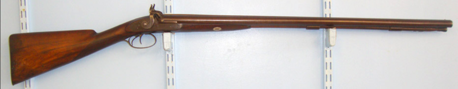 QUALITY, C1860 Victorian English 15 Bore Double Barrel Muzzle Loading Percussion Hammer Shotgun.