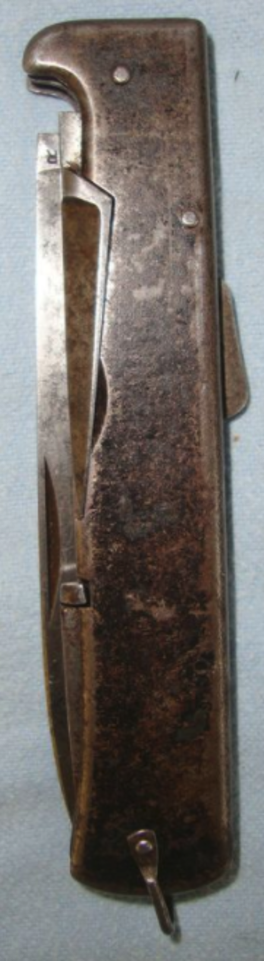 WW1/WW2 Imperial German Army Taschenmesser Trench Dagger/ Utility Clasp Lock knife By Mercator - Image 3 of 3