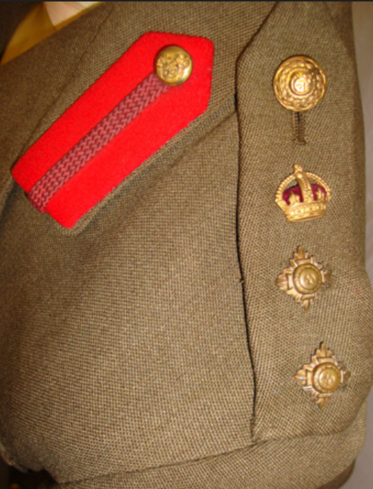 WW2 Attributed Ox & Bucks Officers SD Jacket & Belt - Image 2 of 3