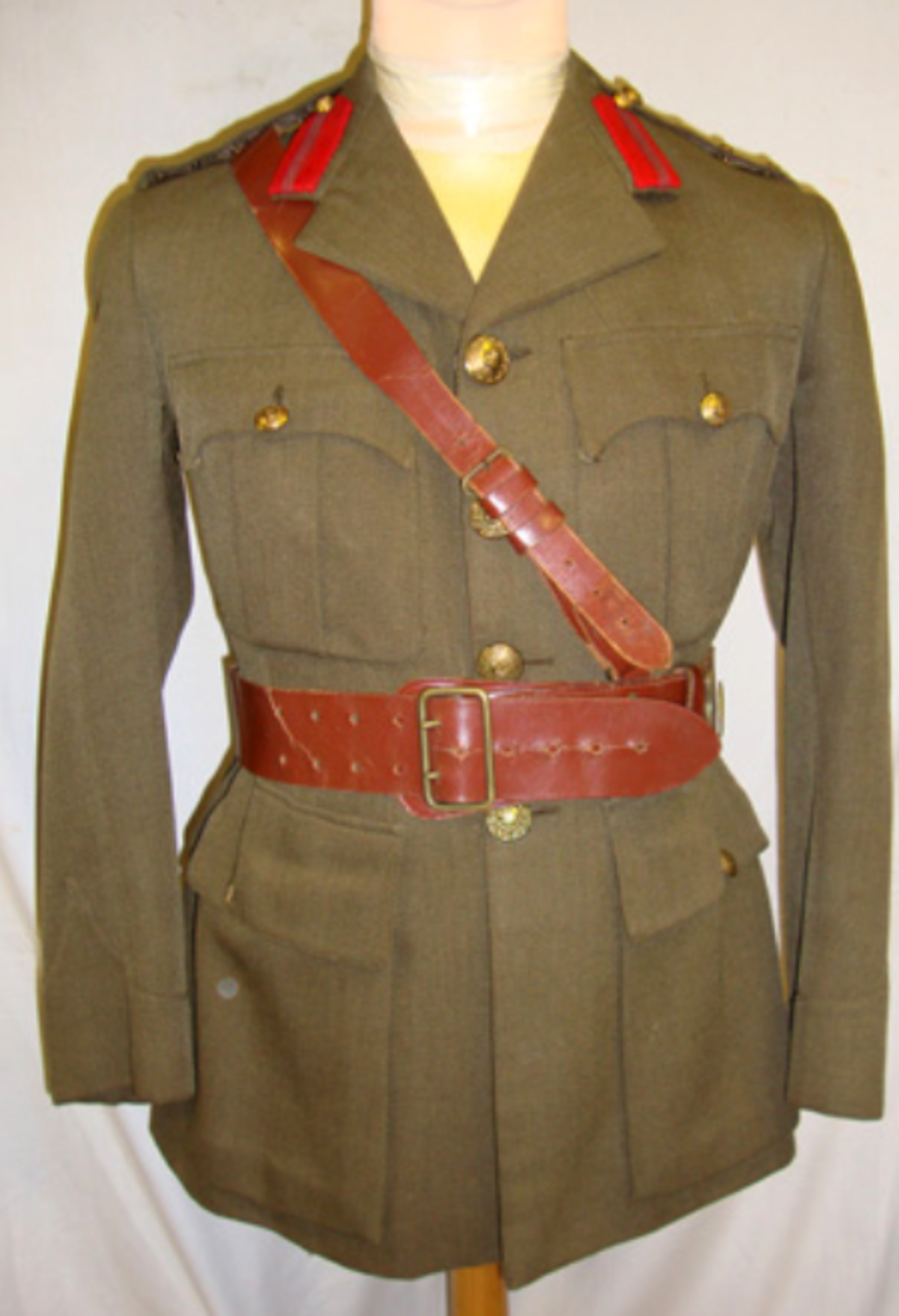 WW2 Attributed Ox & Bucks Officers SD Jacket & Belt