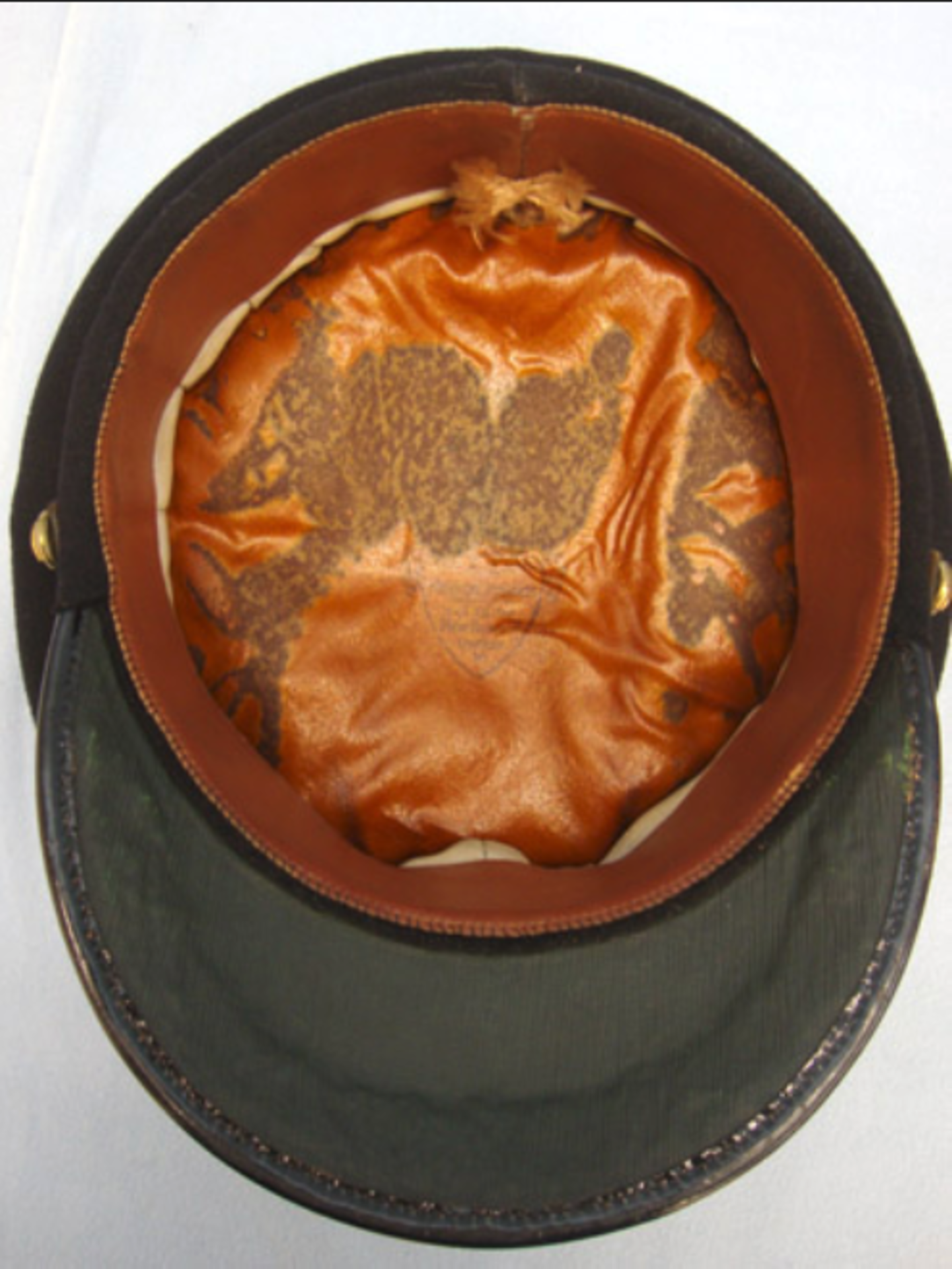 Boxed Kings Crown Royal Artillery Officer's Full Dress Cap To Lieutenant C D Robins By Herbert - Image 2 of 3