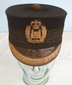 RARE, Victorian Royal Marines Senior Officer’s Peaked Uniform Pill Box Hat
