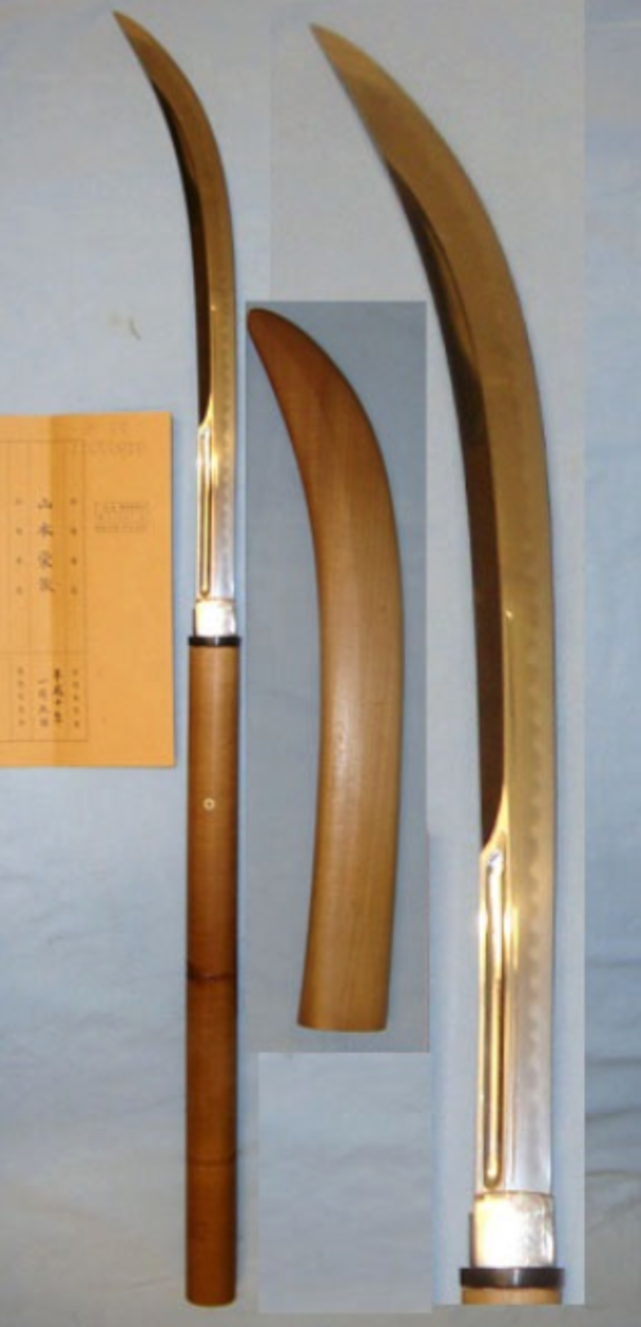 ANCIENT 1558 - 1570 Japanese Naginata Pole Arm Blade With Signed Tang ‘Kanabo Masa Sada - Image 3 of 3