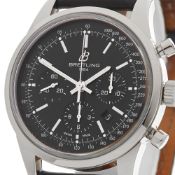 Breitling Transocean Chronograph 43mm Stainless Steel - AB015212