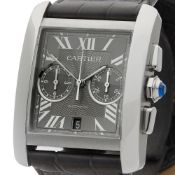 Cartier Tank MC Chronograph 34mm Stainless Steel - 3666 or W5330007