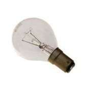 50 X 25W SBC GOLF BALL Clear Light Bulb